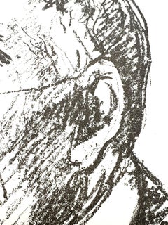 Maurice Mourlot - Portrait - Lithographie originale