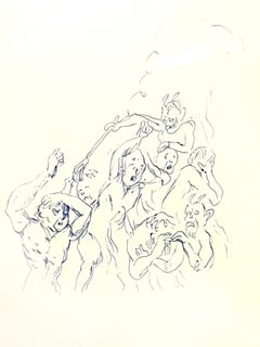 Tsuhugaru Foujita - Paura - Disegno originale