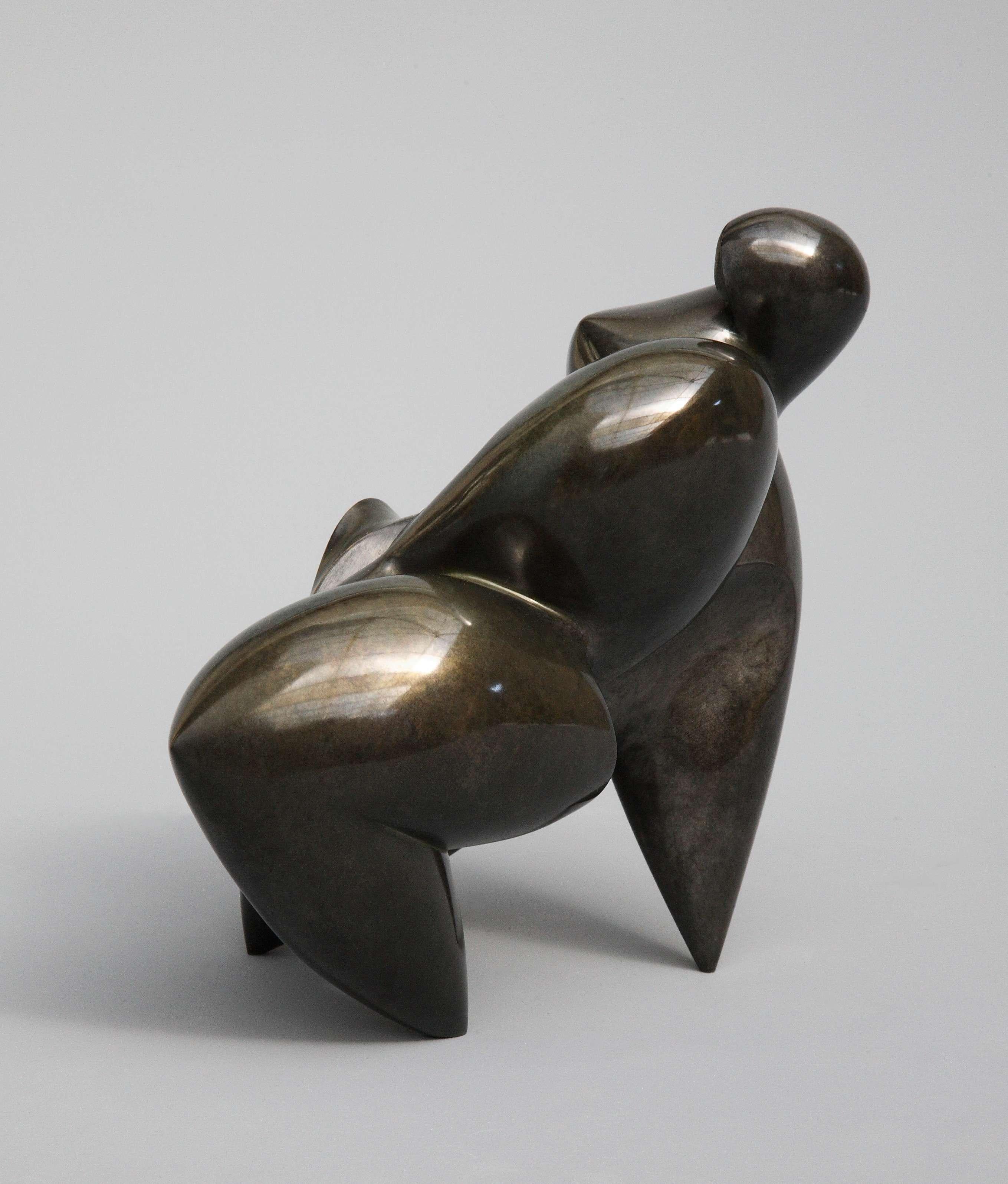 Polls – Bronzeskulptur – Athanor – Sculpture von Dominique Polles 