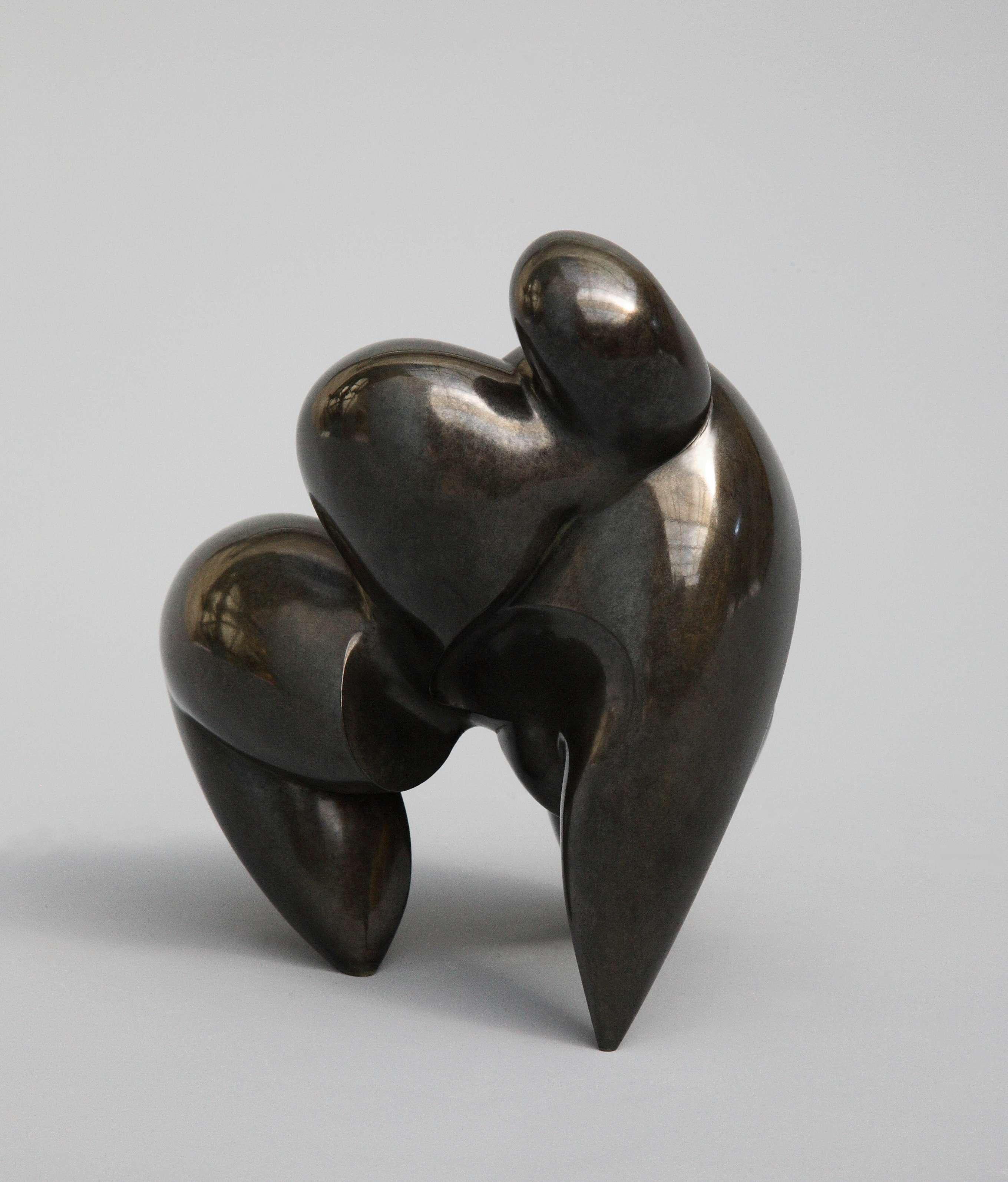 Pollès - Escultura de Bronce - Athanor - Figurative Sculpture Oro de Dominique Polles 