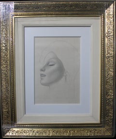 Montoya Drawing Lady With Eyes Closed