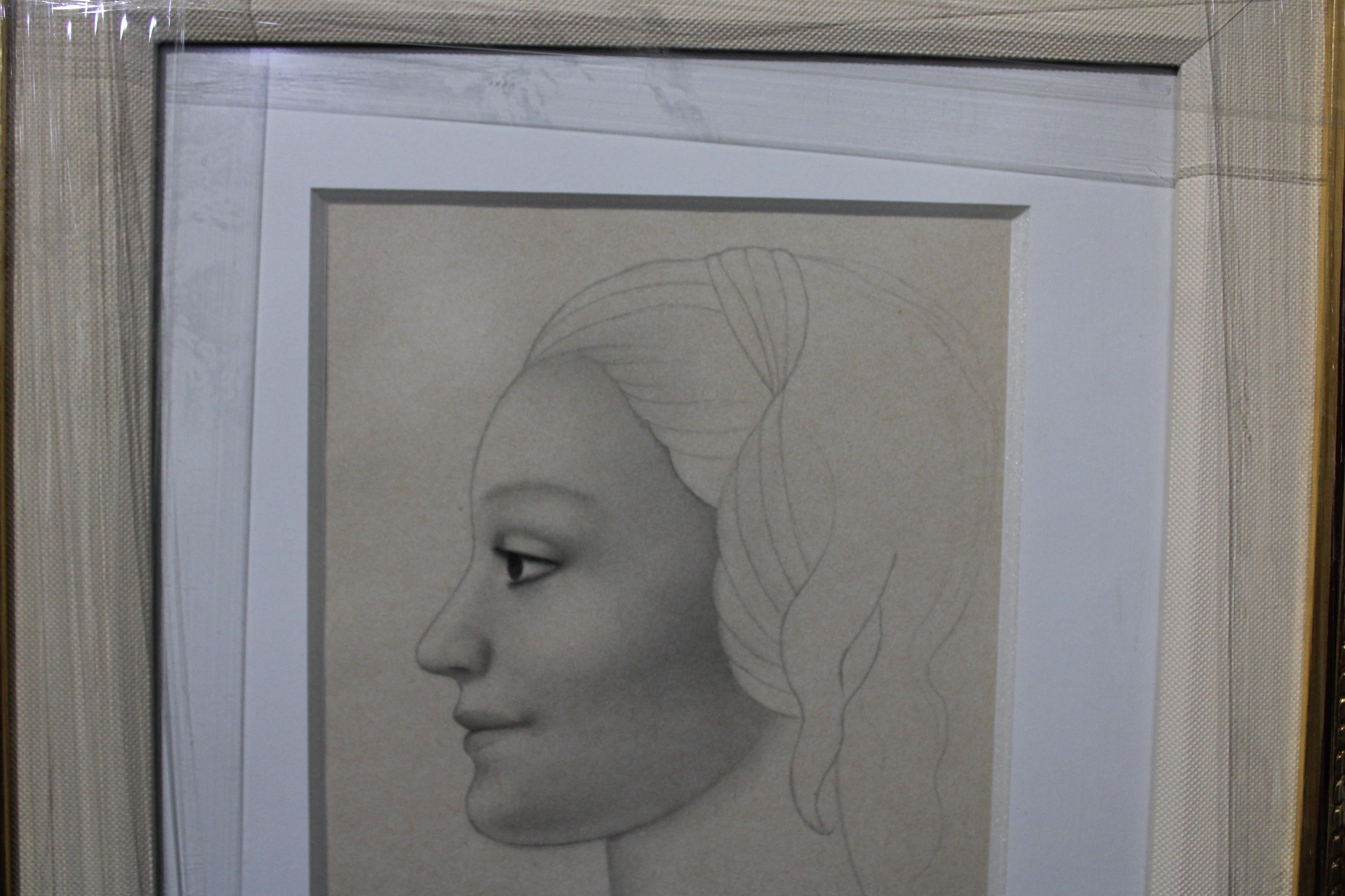 Montoya Drawing Lady On Profile lignes sur cheveux 1