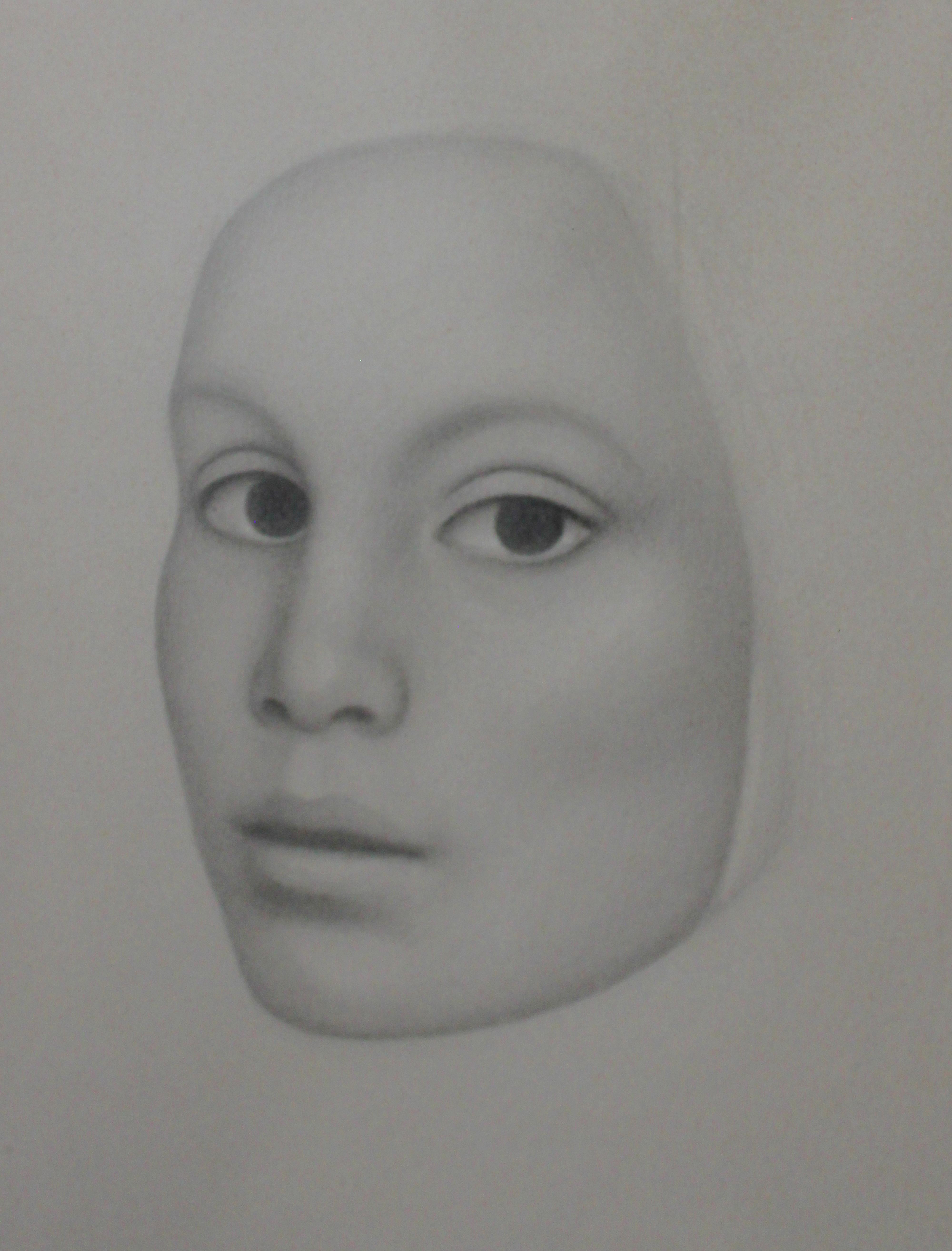 Montoya-Zeichnung, Lady With No Hair Face, Zeichnung 2