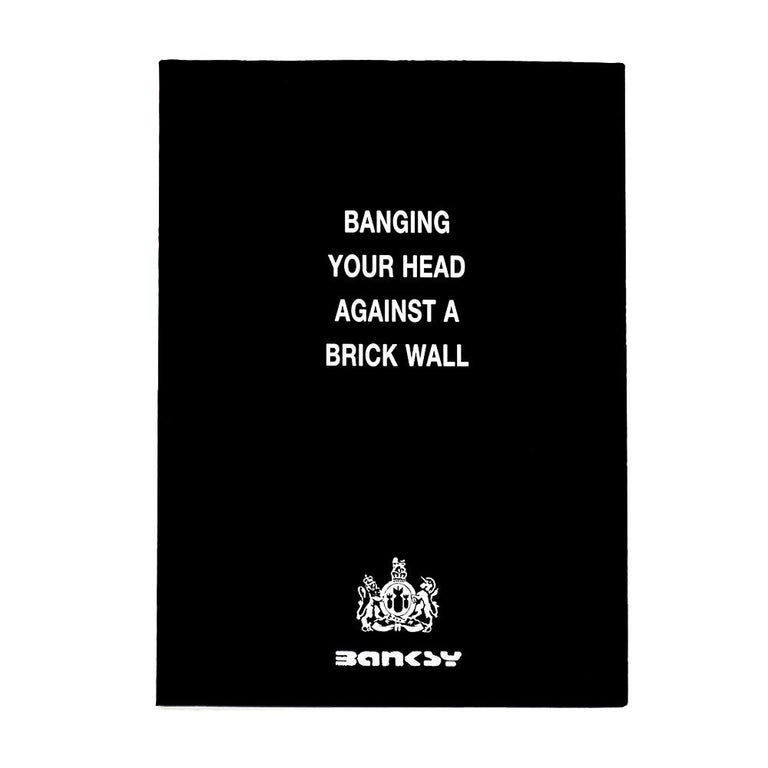 Banksy BANKSY Banging Your Head Against a Brick Wall (Mini Book) For