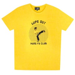 INVADER Kung Fu Club T-shirt ( Yellow Extra Large)