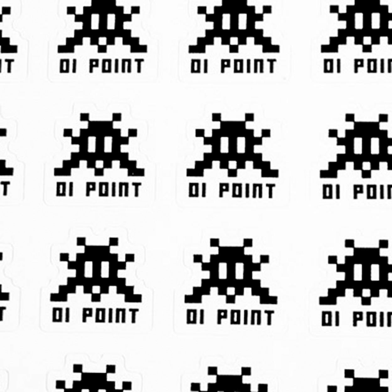 INVADER Stick Your Space Sticker Pack - Street Art Art by Invader