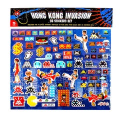 INVADER Hong Kong Invasion 3D Sticker Set