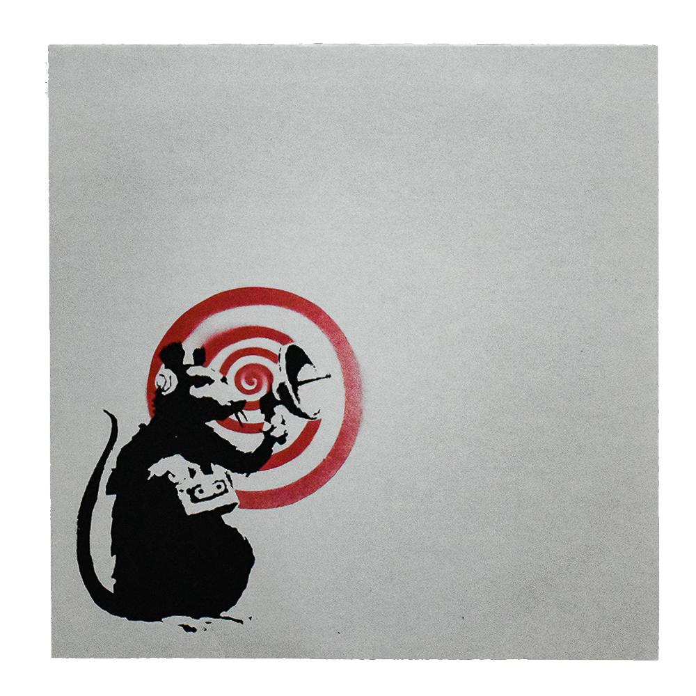 DIRTY FUNKER Future Radar Rat (Grey Cover Record) - Street Art Art by Banksy