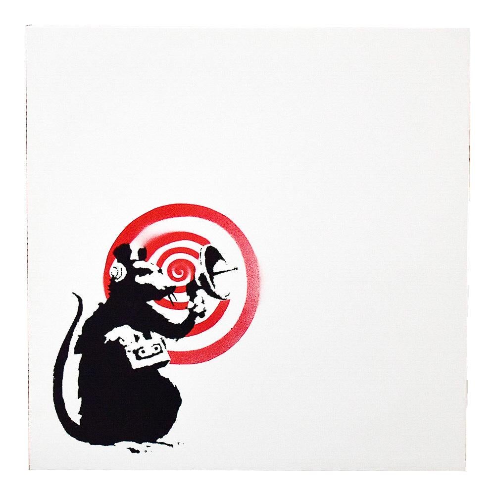 DIRTY FUNKER Future Radar Rat (White Cover Record) - Contemporary Art by Banksy