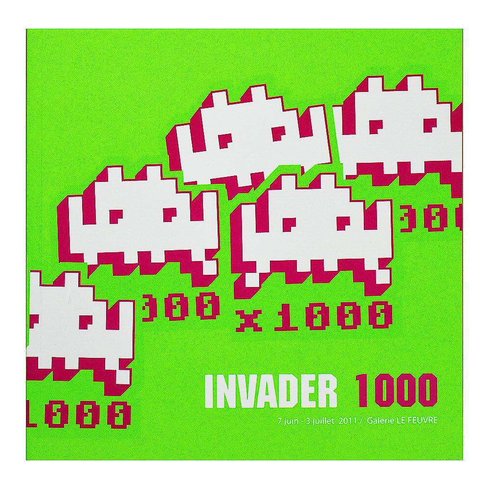 INVADER 1000 Exhibition Book - Art by Invader