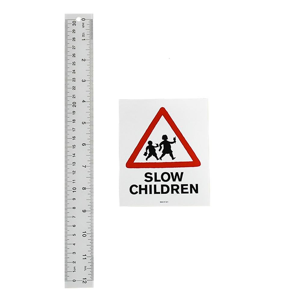 BANKSY Slow Children BNK/5Y 021 Sticker (Framed) For Sale 1