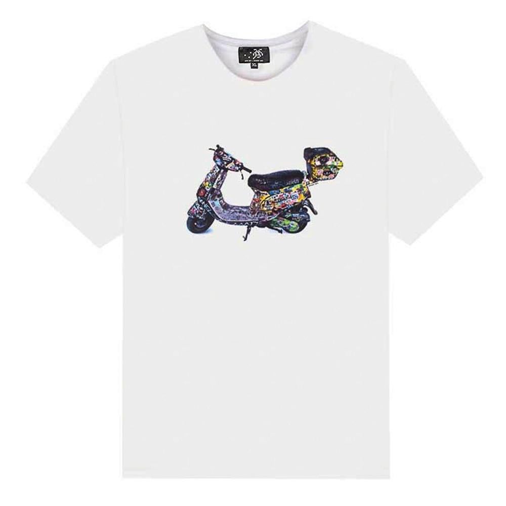 INVADER Scooter T-shirt (Extra Large) - Art by Invader