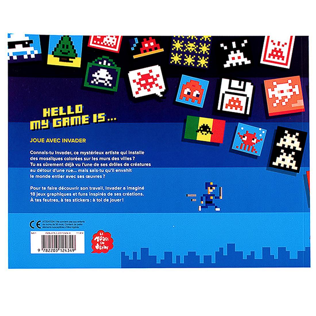 INVADER Hello My Game Is Book (Jour Avec Invader) For Sale 1