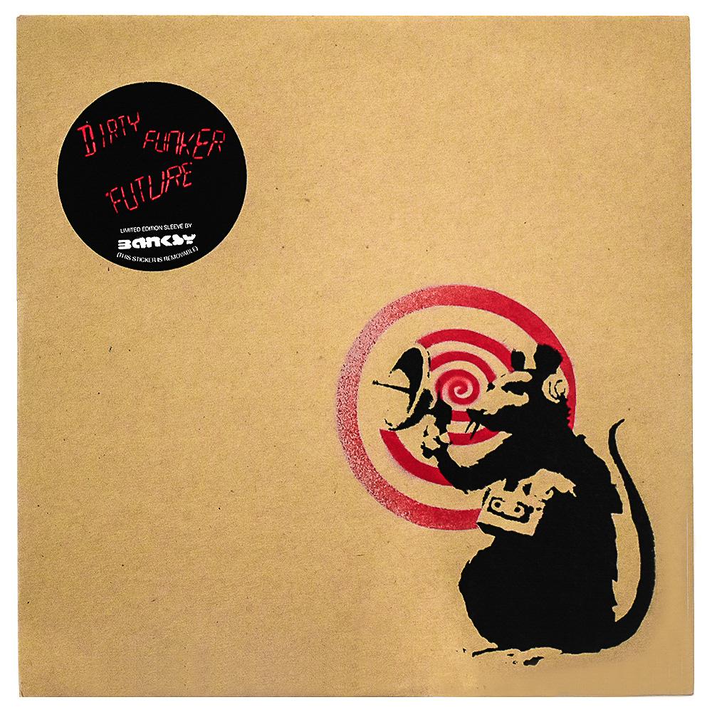 Dirty Funker Future (disco di cover Radar Rat Brown) - Art Street Art di Banksy