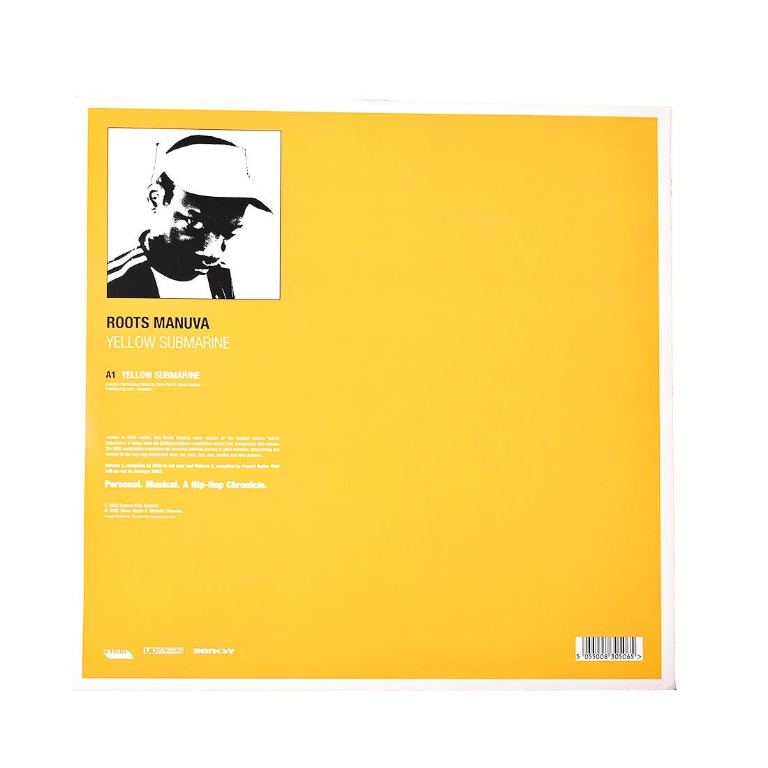 Una copertina facilmente riconoscibile, disegnata da Banksy per Roots Manuva.
Rilasciato nel 2001.
Un primo esempio di arte di Banksy.
Edizione limitata di 5000 esemplari.
Anche questa immagine è stata dipinta da Banksy su tela.
Stampa a colori sul