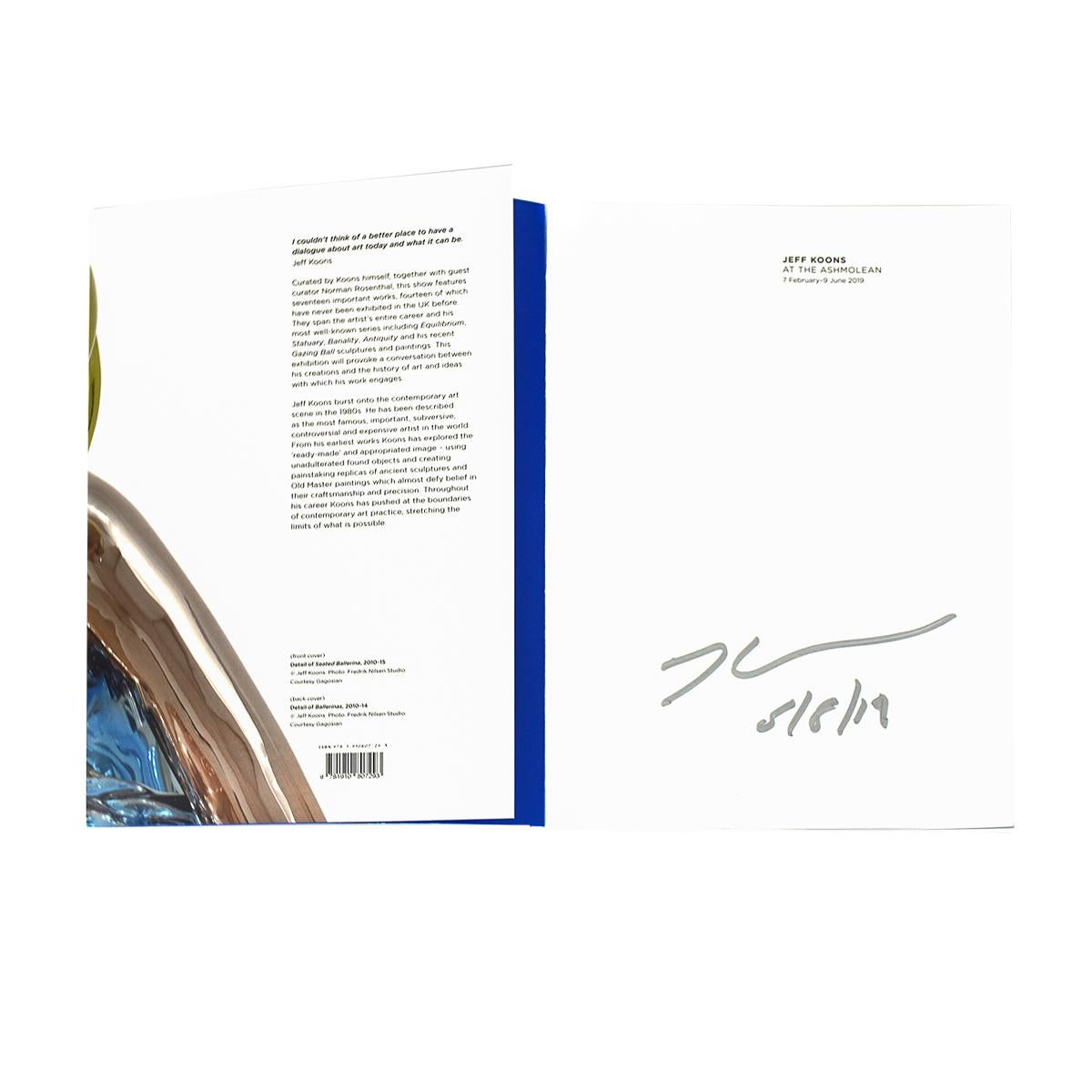Jeff Koons at the Ashmolean (Signed Book) For Sale 2
