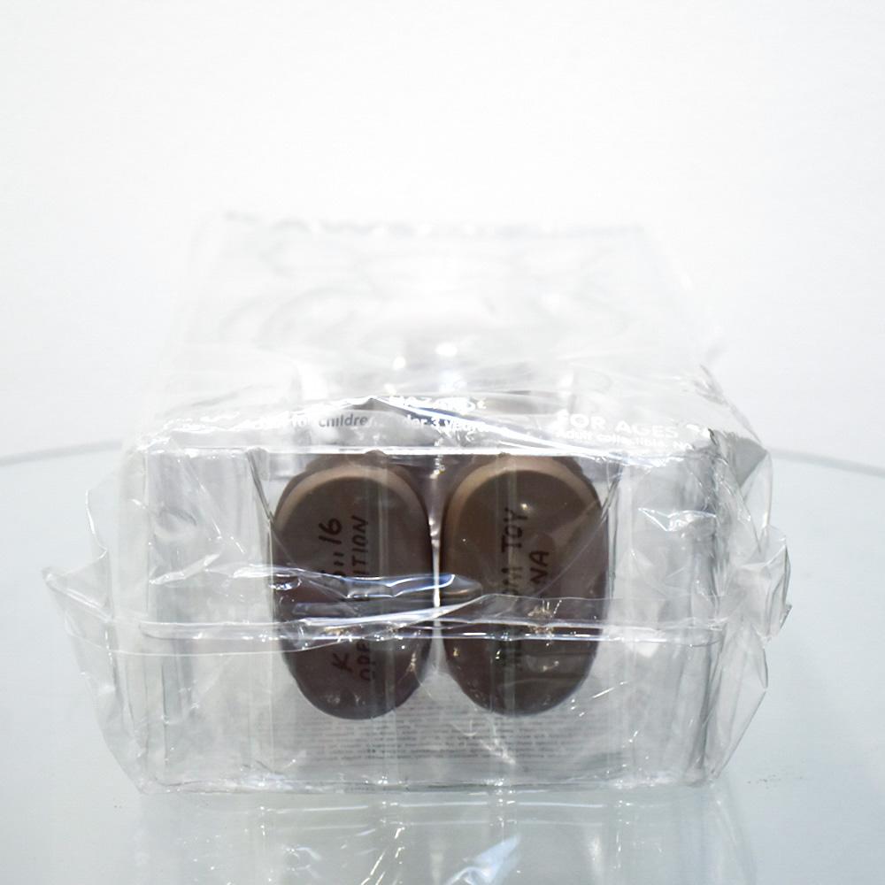 The Kaws Companion is an instantly recognizable artful home must have.
Luxurious Brown version of this iconic Kaws sculpture figure.
Released as part of Kaws exhibition in Fort Worth, Texas at the Modern Museum.
Stamped info on bottom of foot.
Kaws