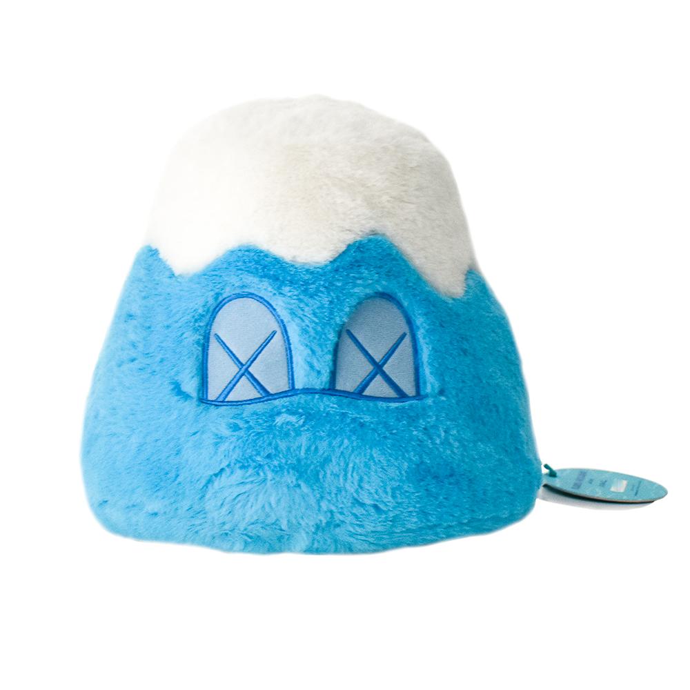 Cute and stylish Kaws Mount Fuji from his Holiday Japan collection.
Limited Edition.
Edition number is listed on custom Kaws Tag.
Released for the Kaws outdoor exhibition at Mount Fuji in Japan, 2019.
Soft plush of Mt. Fuji in blue.
Packaged in