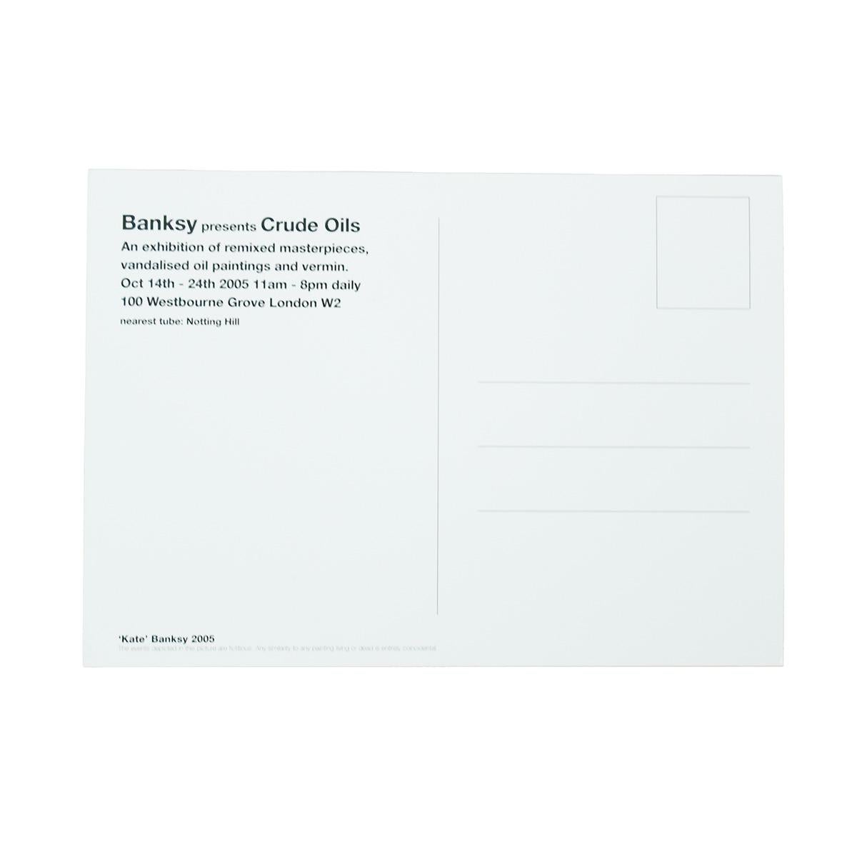 Carte de visite Kate Crude Oils (encadrée) - Art urbain Art par Banksy