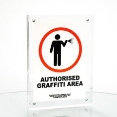 Authorised Graffiti Area 016/BNK/5Y Sticker (Framed)