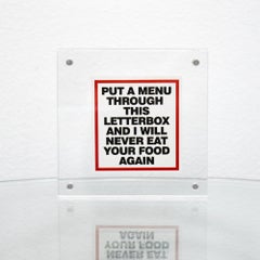 Menu Sticker (Framed)