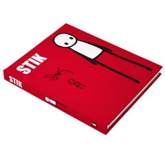 Stik Book with Hand Drawing on Cover, Contemporary, 21st Century