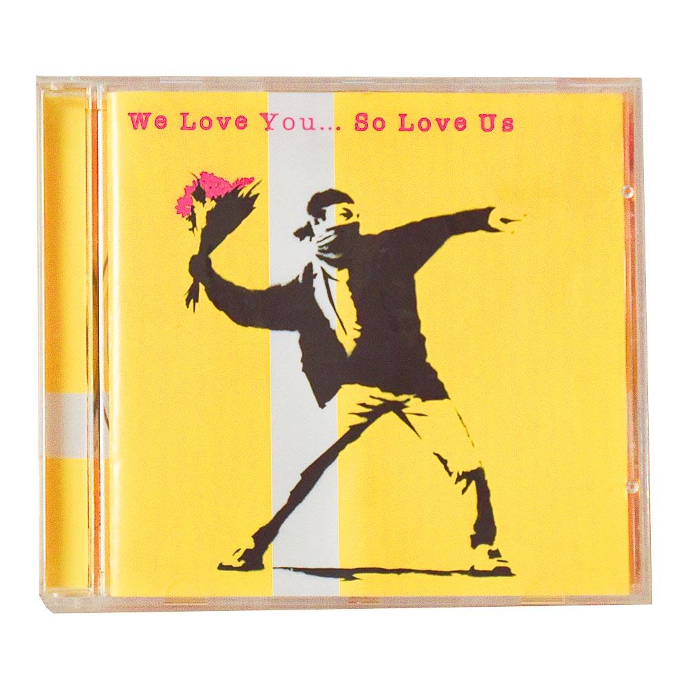 BANKSY WE LOVE YOU SO LOVE US (CD) - Art by Banksy