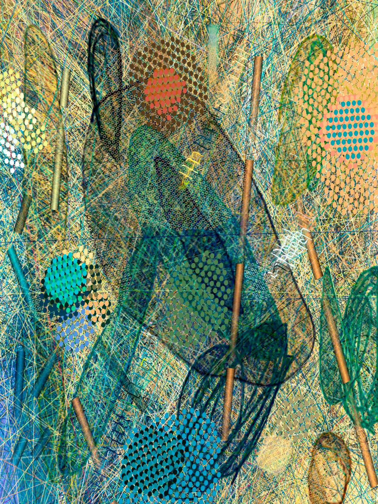 Teri Brudnak Abstract Drawing - Jazz Baby