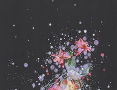 Frutto della luna della sera, opera originale contemporanea astratta a tecnica mista nautica