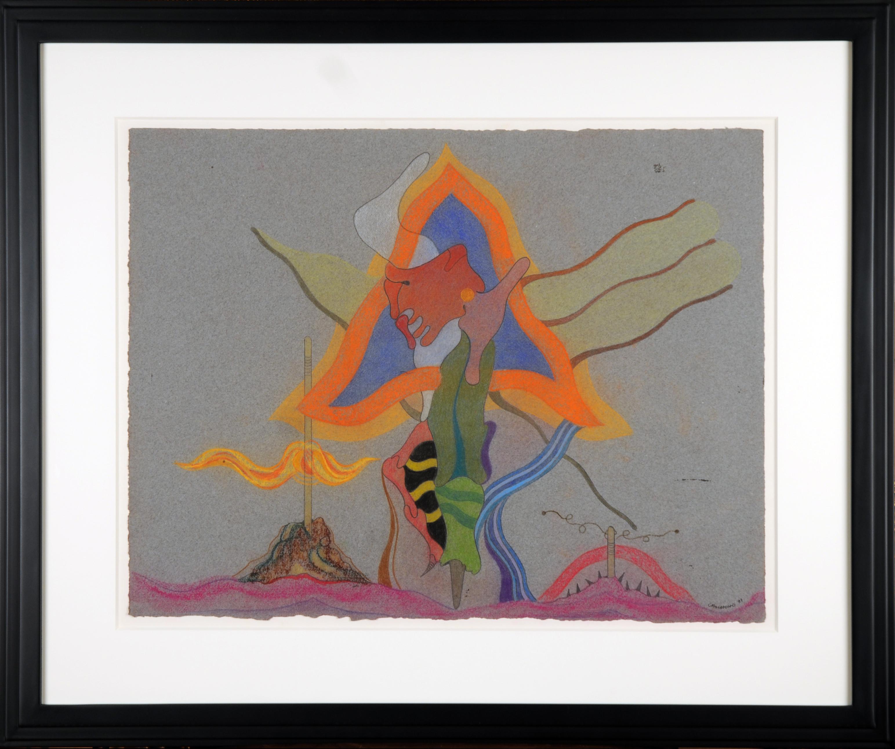 Jorge Camacho Abstract Drawing - Untitled
