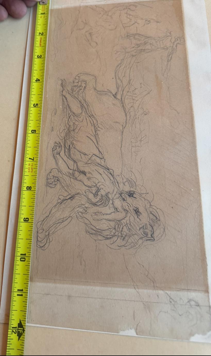 Étude Pour Une Chasse au Lion - Art de Eugene Delacroix