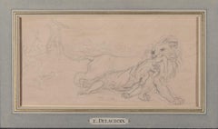 Étude Pour Une Chasse au Lion