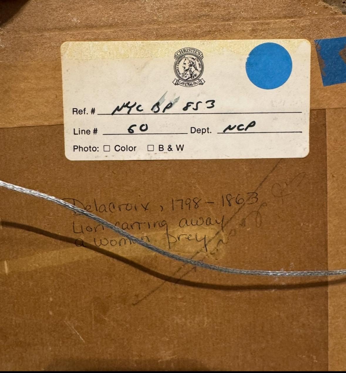 Étude Pour Une Chasse au Lion en vente 2