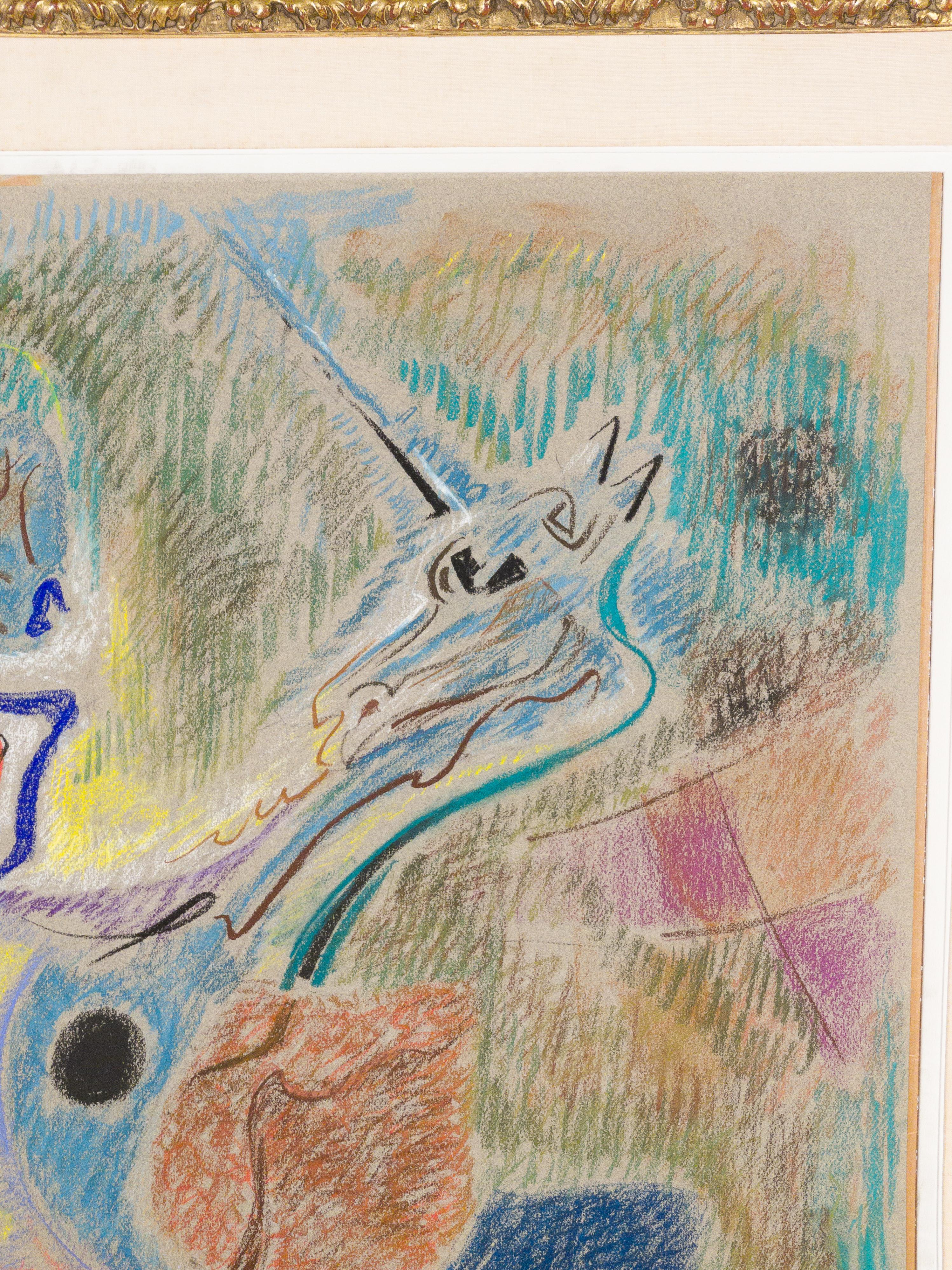 La Velleda - Figurative Art Marrón de André Masson
