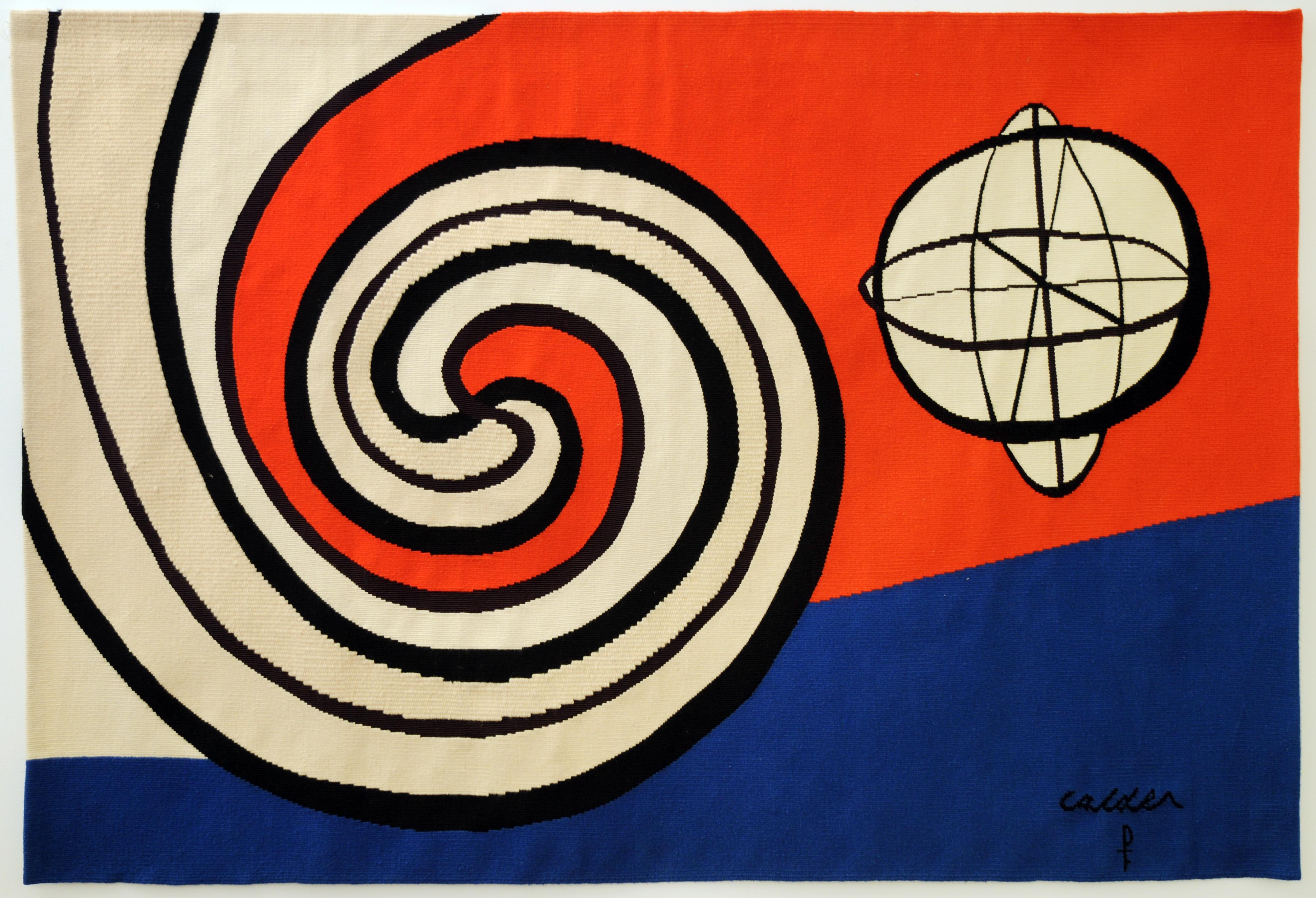 Bicentennial Tapestries: Le Sphere et les Spirales (The Sphere and the Spirals) - Art by Alexander Calder