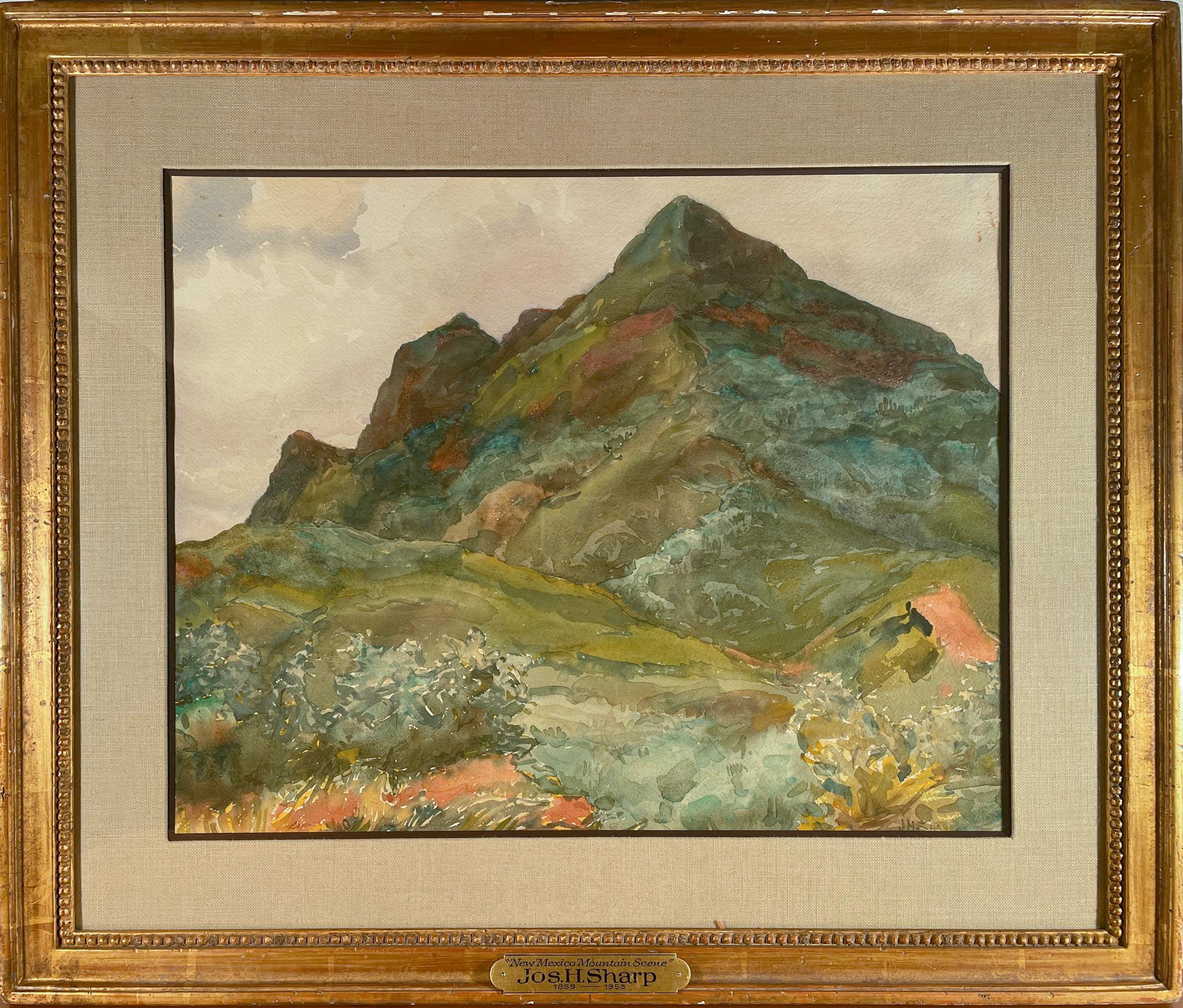 New Mexican Mountain Scene - Art by Joseph Henry Sharp