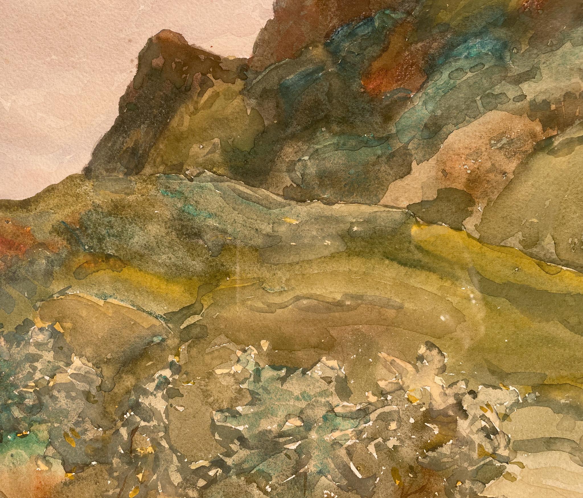 New Mexican Mountain Scene - Post-Modern Art by Joseph Henry Sharp