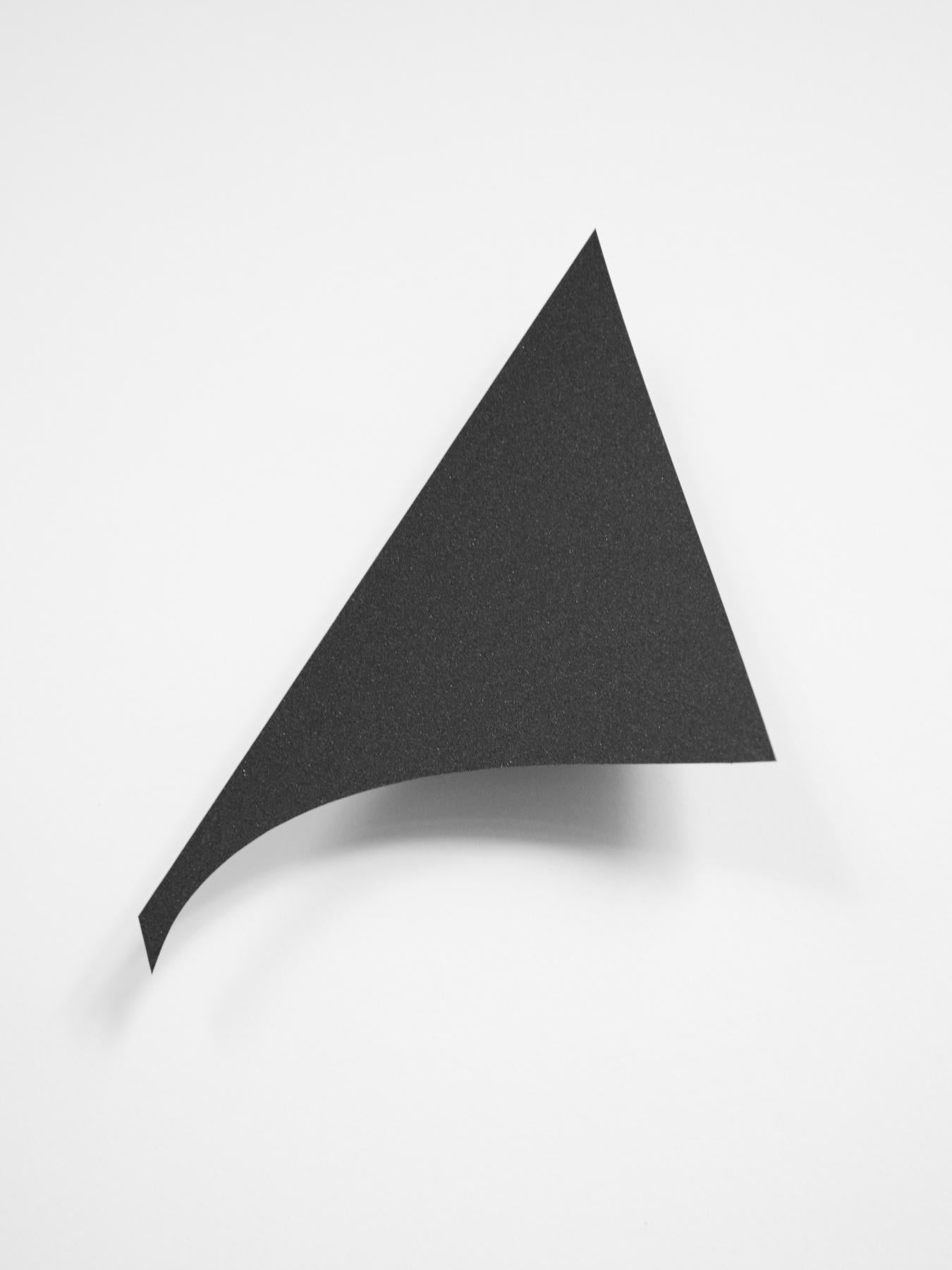 Nina Brauhauser Black and White Photograph - geometry, abstraction, shape, black, triangle