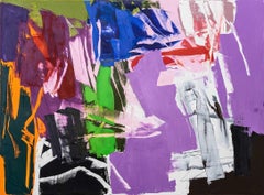Lafayette Street: Pittura ad olio astratta contemporanea