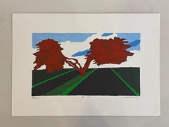 Arbol I: Contemporary Landscape Acrylic Painting