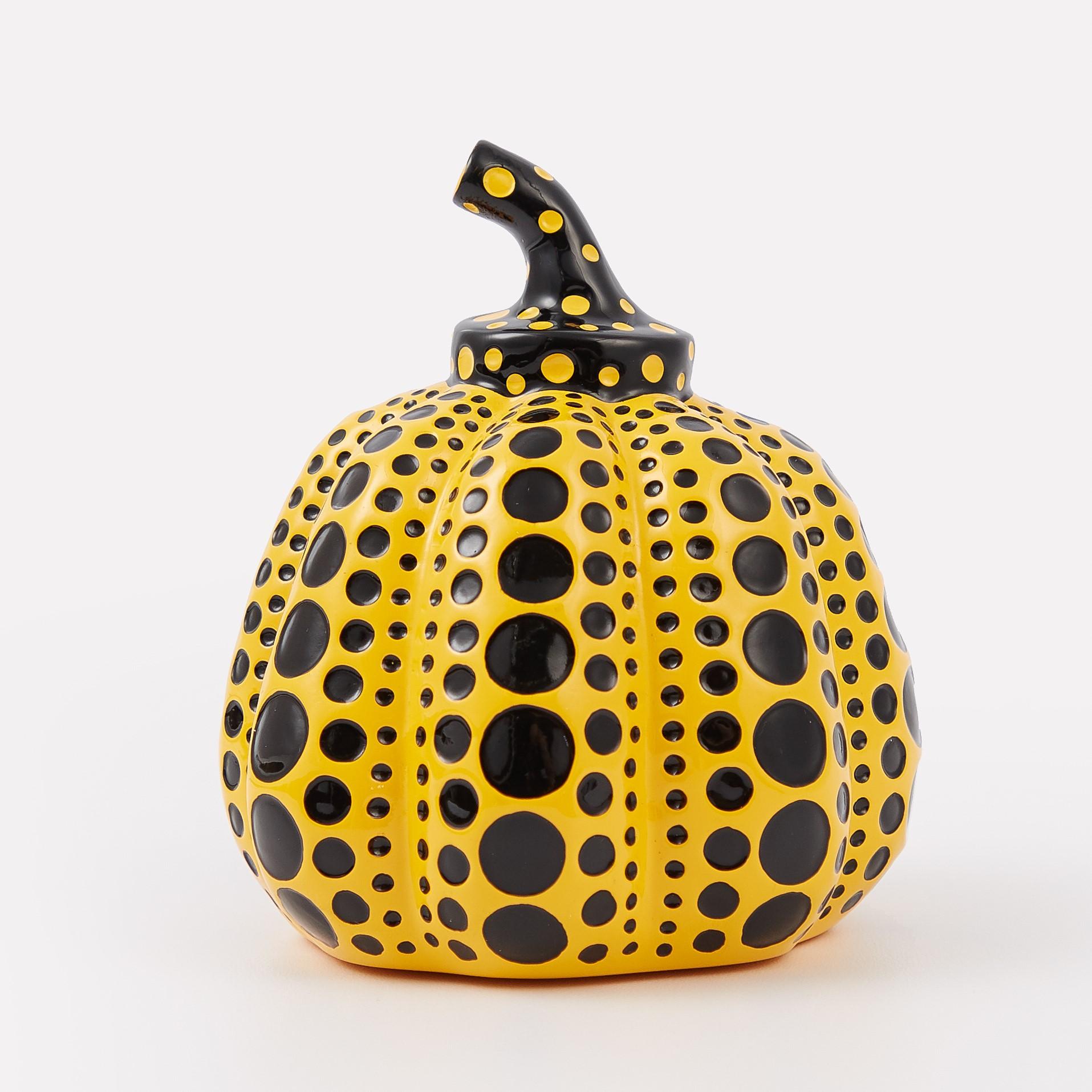 Yayoi Kusama Figurative Sculpture - MINI PUMPKIN (YELLOW) 