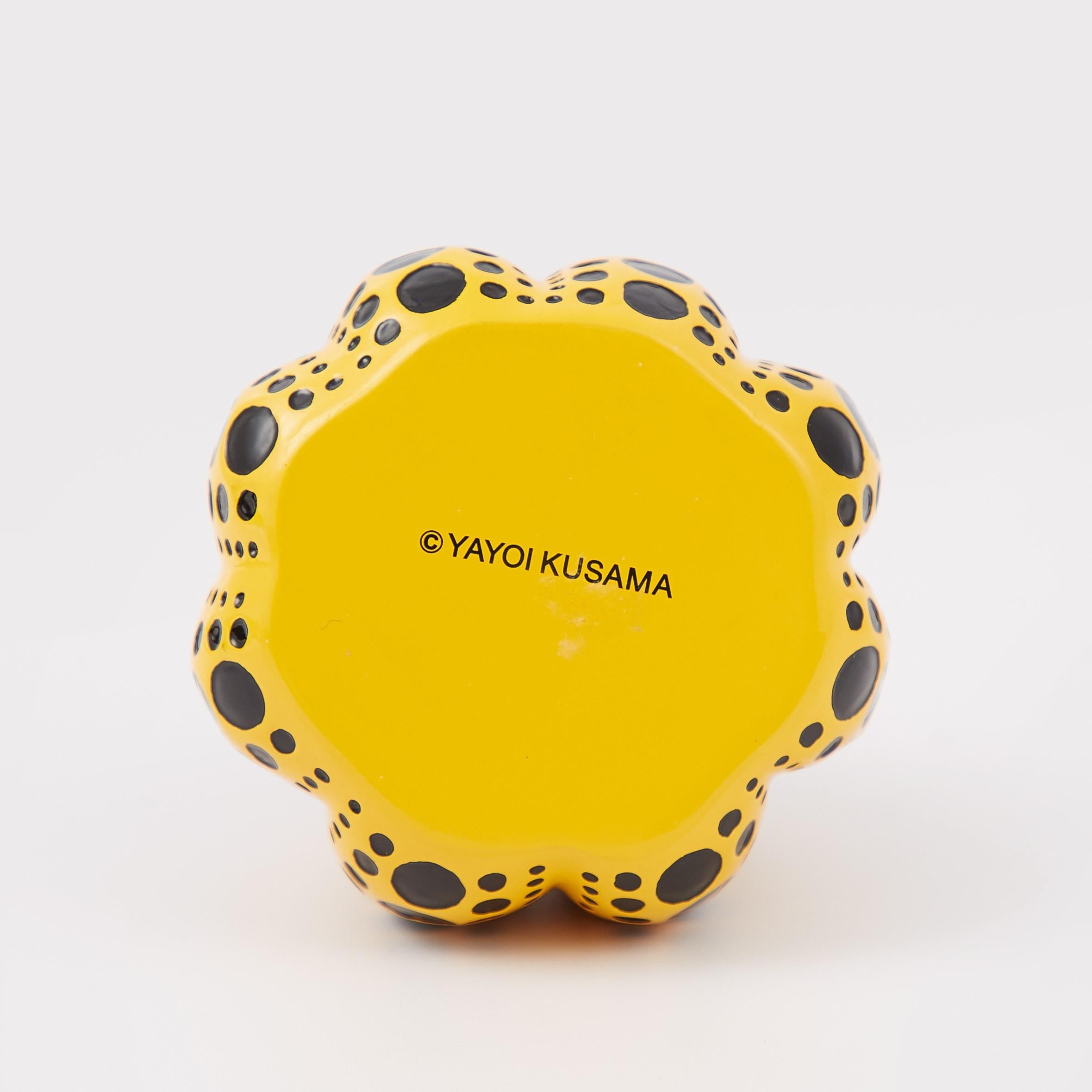 High quality hand painted resin.
Limited edition of few hundreds released by Yayoi Kusama Studio.