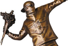 FLOWER BOMBER BRONZE STATUE 2