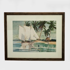 Landscape Drawings and Watercolors