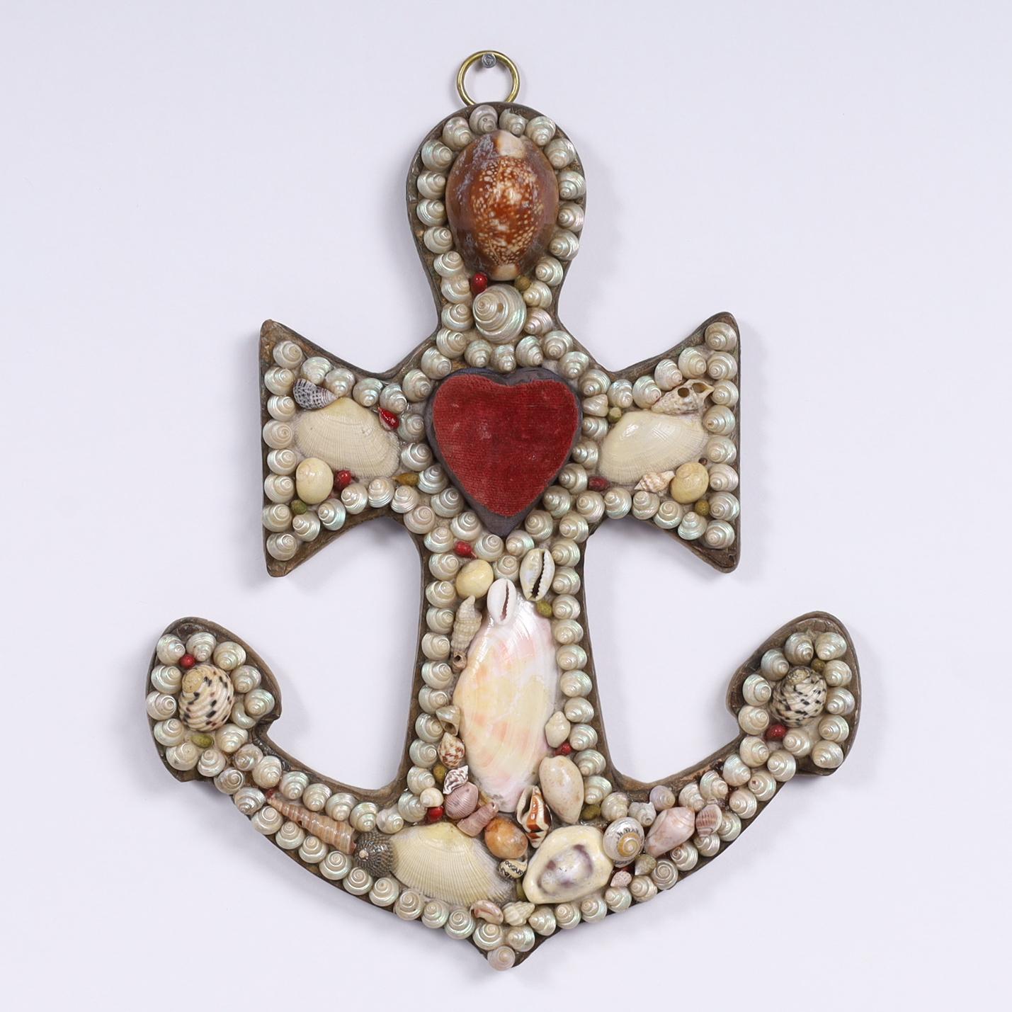 Antique Anchor Form Sailors Valentine