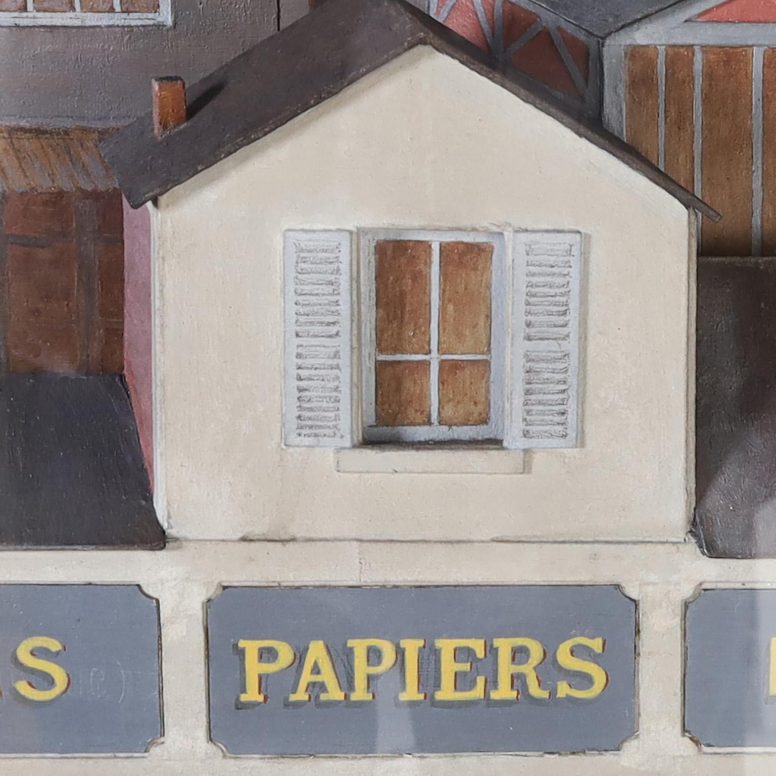 Architectural Diorama of a French Street For Sale 3