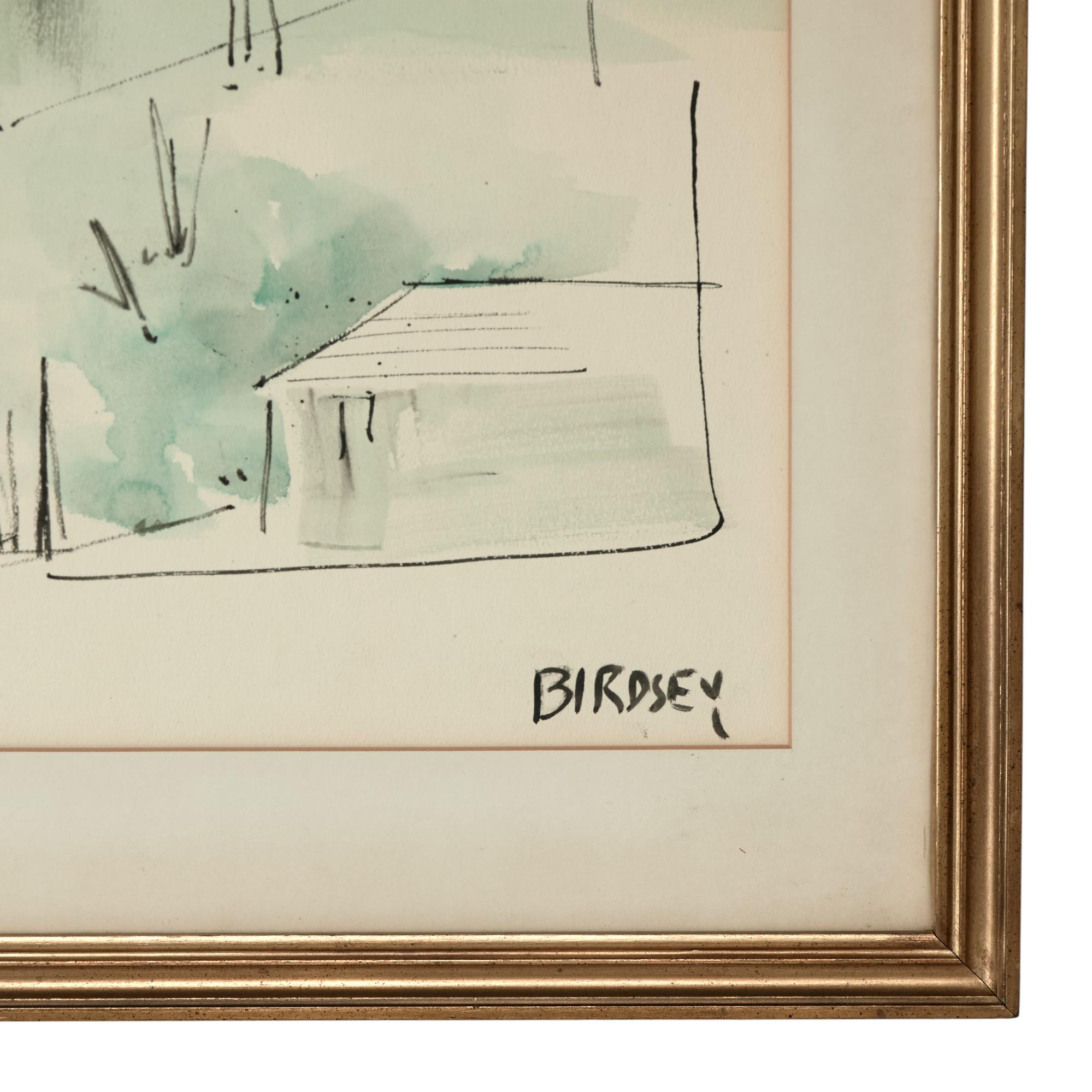 Acquerello bermudiano di metà secolo di Alfred Birdsey in vendita 5