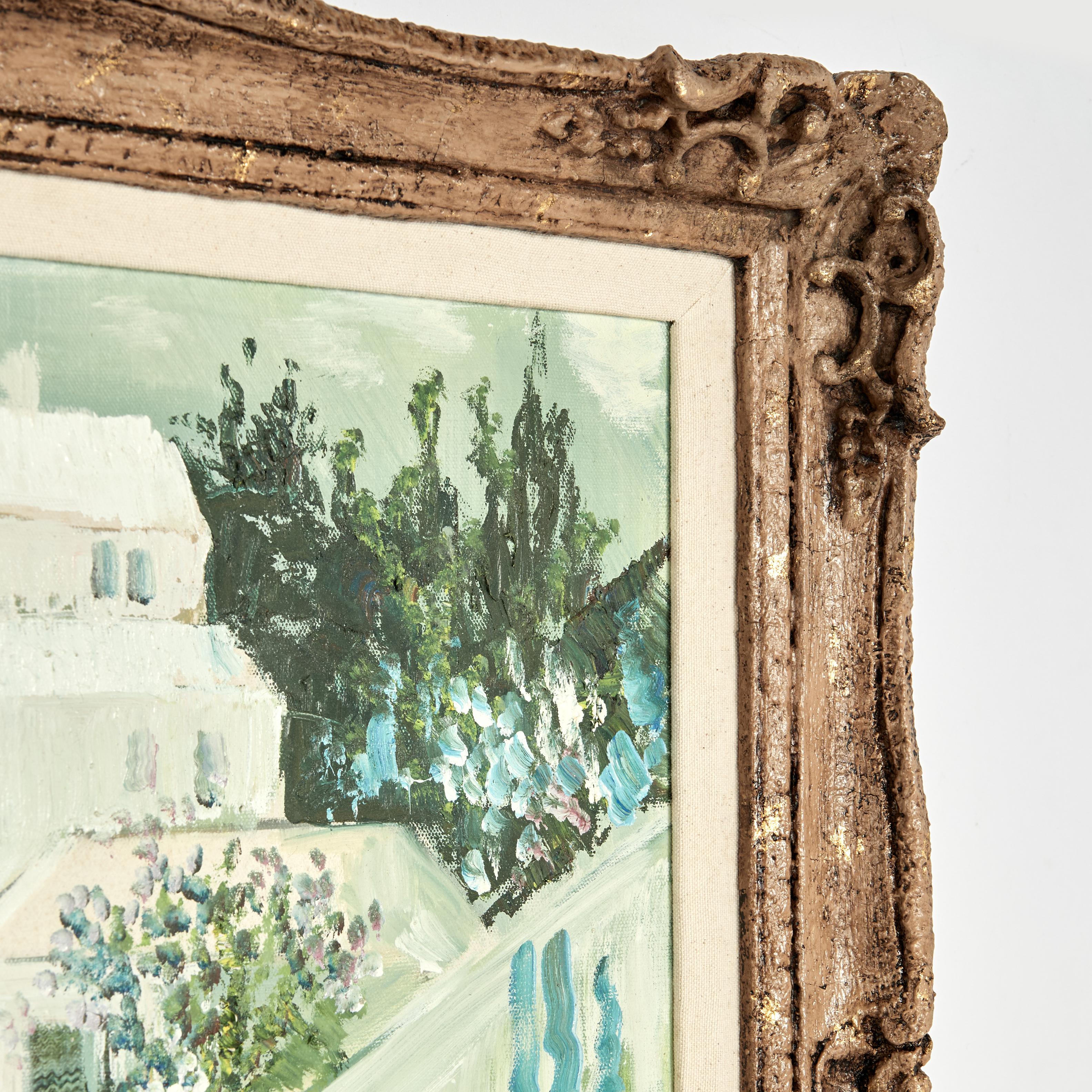 Pintura de época de una escena callejera de las Bermudas por Alfred Birdsey en venta 9
