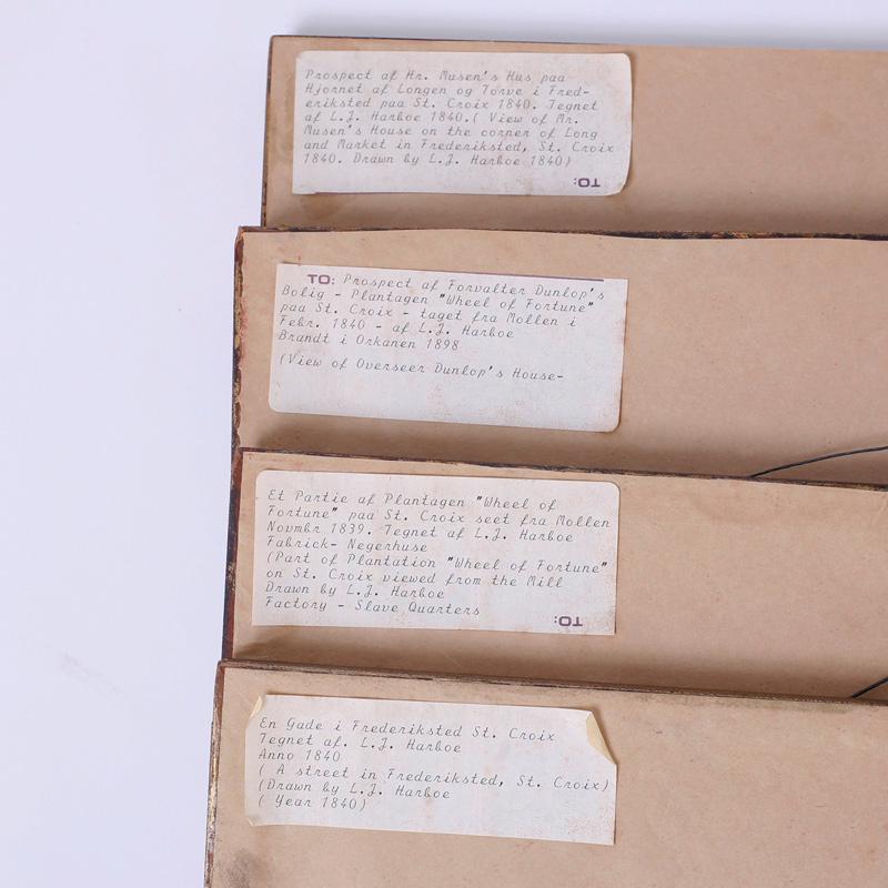 Rare Folky Watercolor Drawings on Paper by L.J. Harboe, Priced Individually For Sale 6