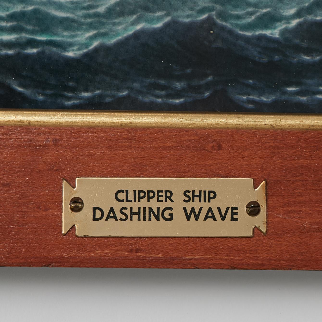Vintage Groupe de cinq plaques de navires de croisière en porcelaine Wedgewood encadrées en vente 1